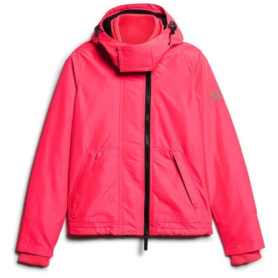 Superdry Damen Rosa Regenjacke Mit Kapuze Für Mountain - Bild 2