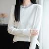 Sweater for Women Autumn Winter Thickened Pullover Warm  Stretchy Long Sleeve Kinnted Round-veck Jumper Tops
