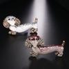 Adorabile Forma di Animale Delicati Regali Brooch Cane Bassotto Spilla da Bavero Gioielli alla Moda Accessori Popolari