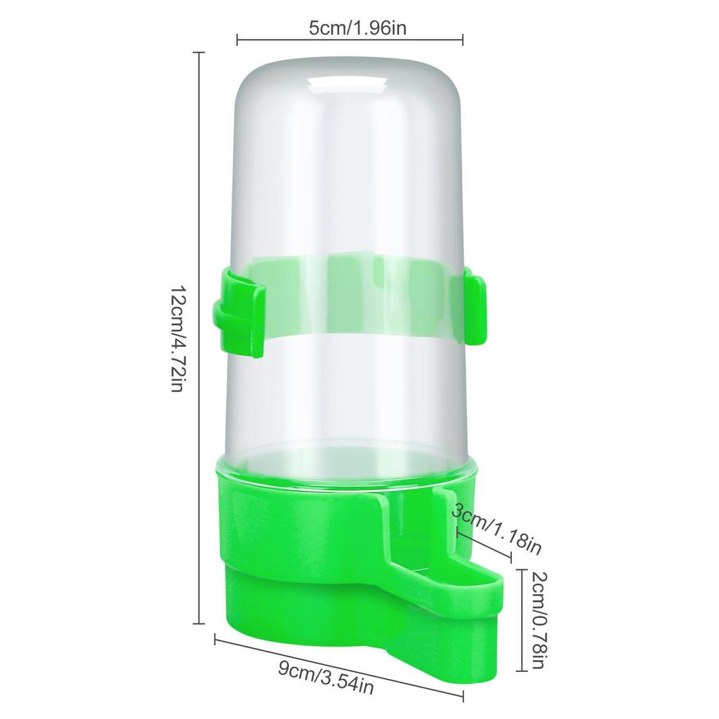 Automatic Chicken and Bird Feeder with Waterer - Food Bowl and Trough for Parrots and Birds