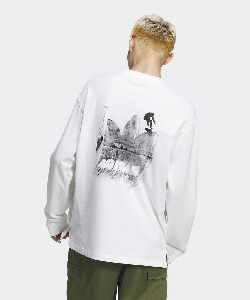 adidas City Skate Long Sleeve Tee - White / Jc6833