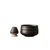 2PCS Japanese Matcha Tea Set Bamboo Tea Brush Ceramic Tea Bowl Composition Chinese Traditional Handmade Tea