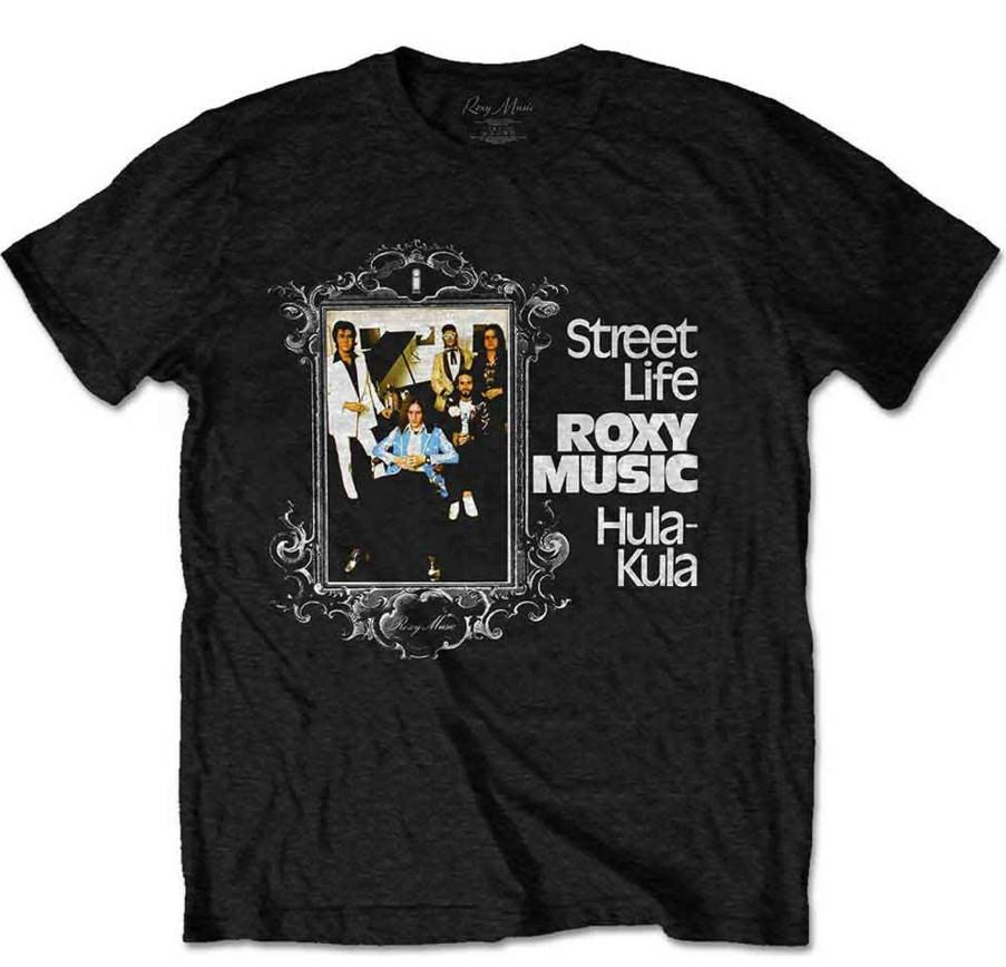 Vintage Street life Roxy Music Hula Kula Gift Funny Black All Size T-Shirt L