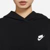 Nike Sweatshirts Women's Black Hooded Moderate Regular DC5281-010