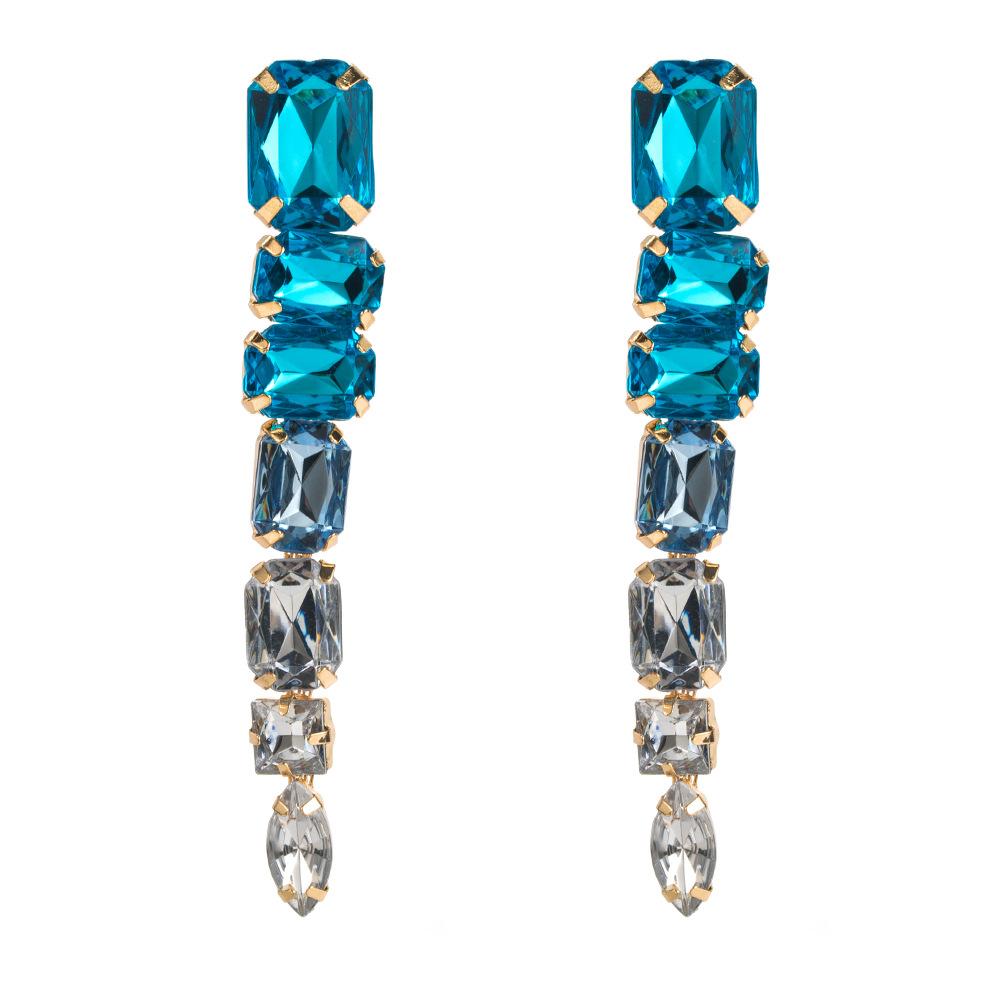 Fashion Alloy Multi-Layer Long Earrings - Elegant and Sophisticated Women's High-Quality Simple Fringe Formal Earrings