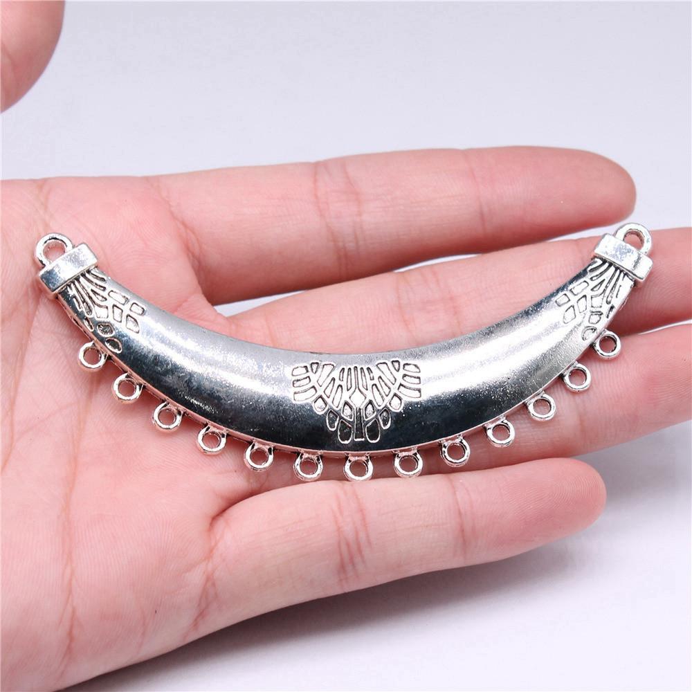 Accessories Parts Curved Necklace Connector Minimalist Jewelry Components QA013