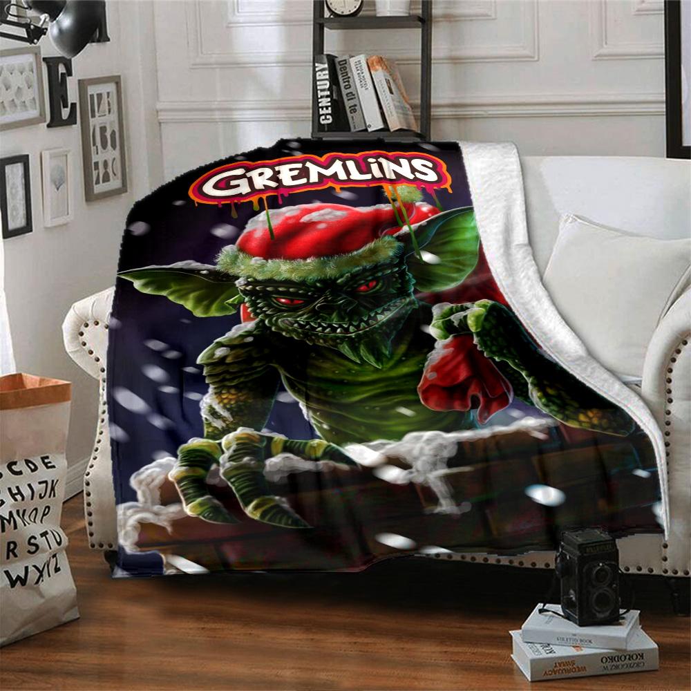 Gremlins Blanket Durable Comfort Suitable for Sofa Couch Picnics for All Occasions Modern Style Gifts For Family Or Friends