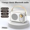 Retro Bluetooth Portable Speaker Small Wireless Stereo,Loud Volume TF Card Slot and MP3 Player for Android