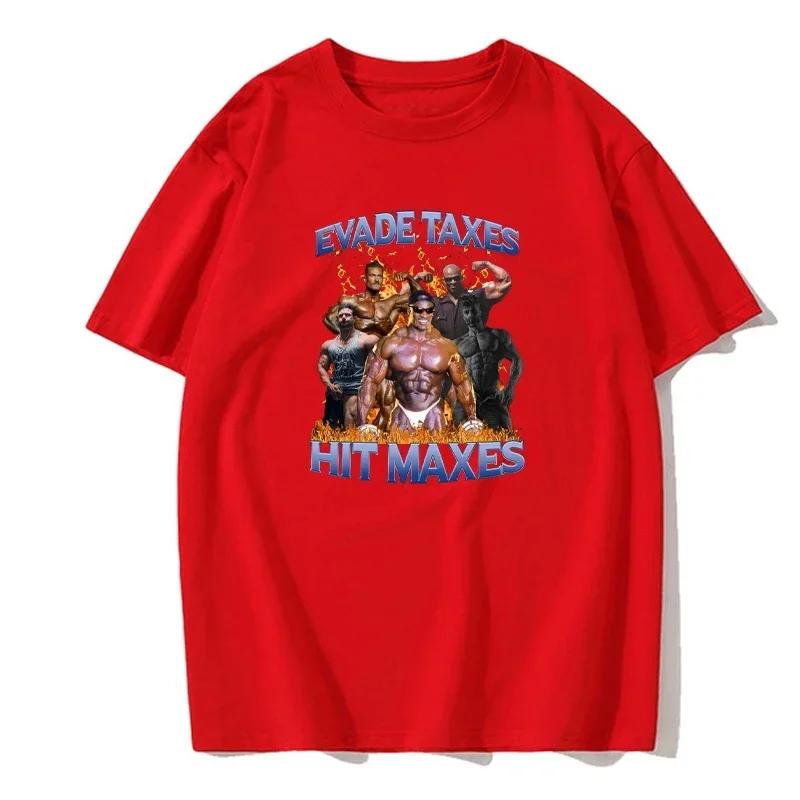 Summer Men's European Size Round Neck Short-sleeved Handsome Fashion Casual Printed Solid Color T-shirt Cotton Comfortable Top