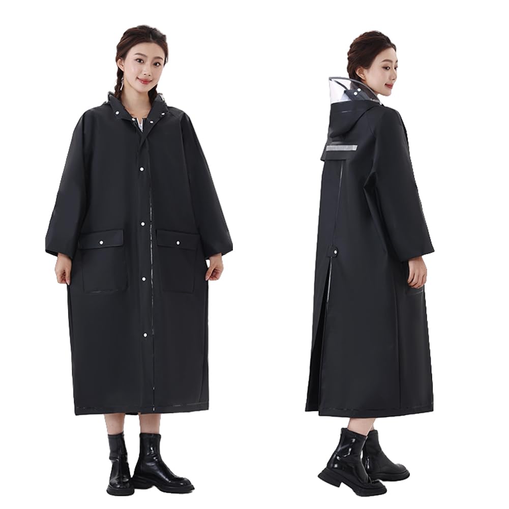 

Дождевик для мужчин и дождь Большой рюкзак Дождь Сезон дождей Унисекс [LJZM] Женщины, Велосипед, Мотоцикл, Пончо, Размер, Дождевая одежда, Совместимый, Снаряжение, чёрный