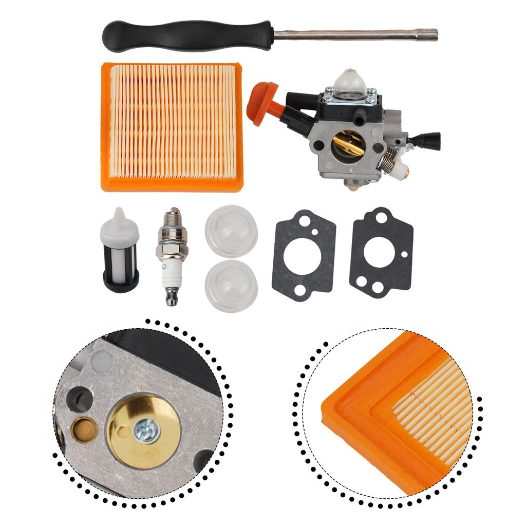 Fitment Carburetor Kit Carburetor Kit HT KM R Long Lasting Durability Number Of Pieces Optimal Performance Package Content FS