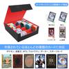 ZWSJLC Deck Case, Card Storage, Large Capacity, PU Leather, Trading Card Storage Box with 24 Dividers and Card Stoppers, Compatible with MTG and Other
