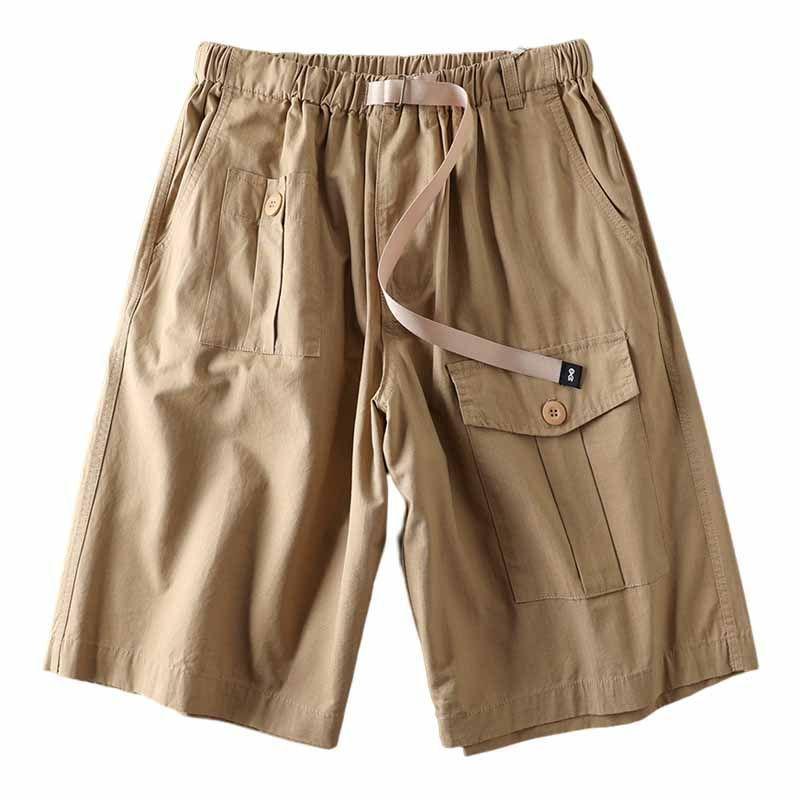 Export Tail Single Cut Label Outdoor Functional Mountain Parka Shorts Men's American High Street Hip Hop Fifth Pants Men's Trousers