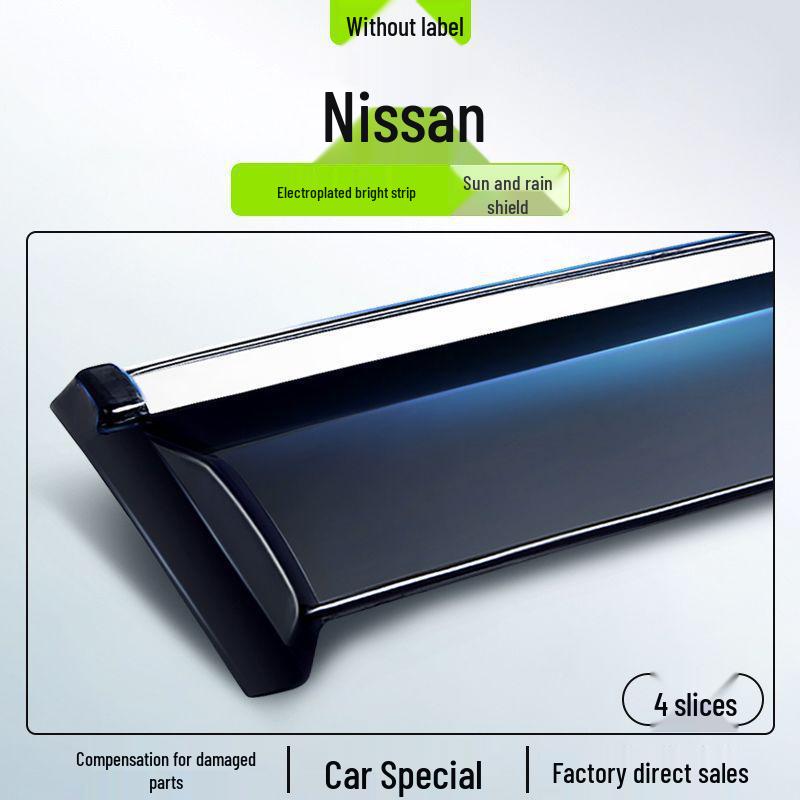 Rain Guards for Nissan Sylphy, Qashqai, X-Trail, Teana, and Tiida Car Windows 19 Classic Sylphy (China V)