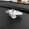 Funny Car Interior Decoration Ornaments Cute Cat 360 ° Rotating Airplane Auto Dashboard Decoration Gadgets For Car Accessories