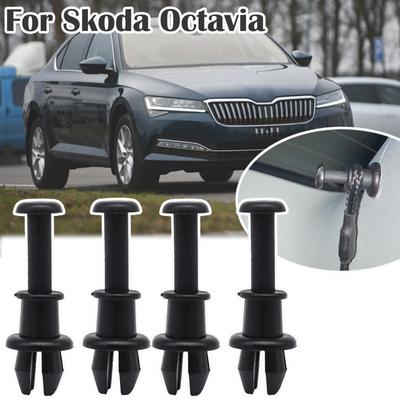 For Skoda Octavia Superb 2015 - 2019 Citigo Fabia Kamiq NW4 Karoq NU7 Rapid Scala Parcel Shelf Strings Holder Pivot Hanger Clips