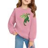 Christmas Day Girls Round Neck Pullovers For Kids Printed Baby Tops