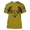 New Summer Unisex Trendy Vintage Pattern T-Shirt Ancient Egypt Symbol 3D Print Harajuku Casual Short Sleeve Plus Size Tops