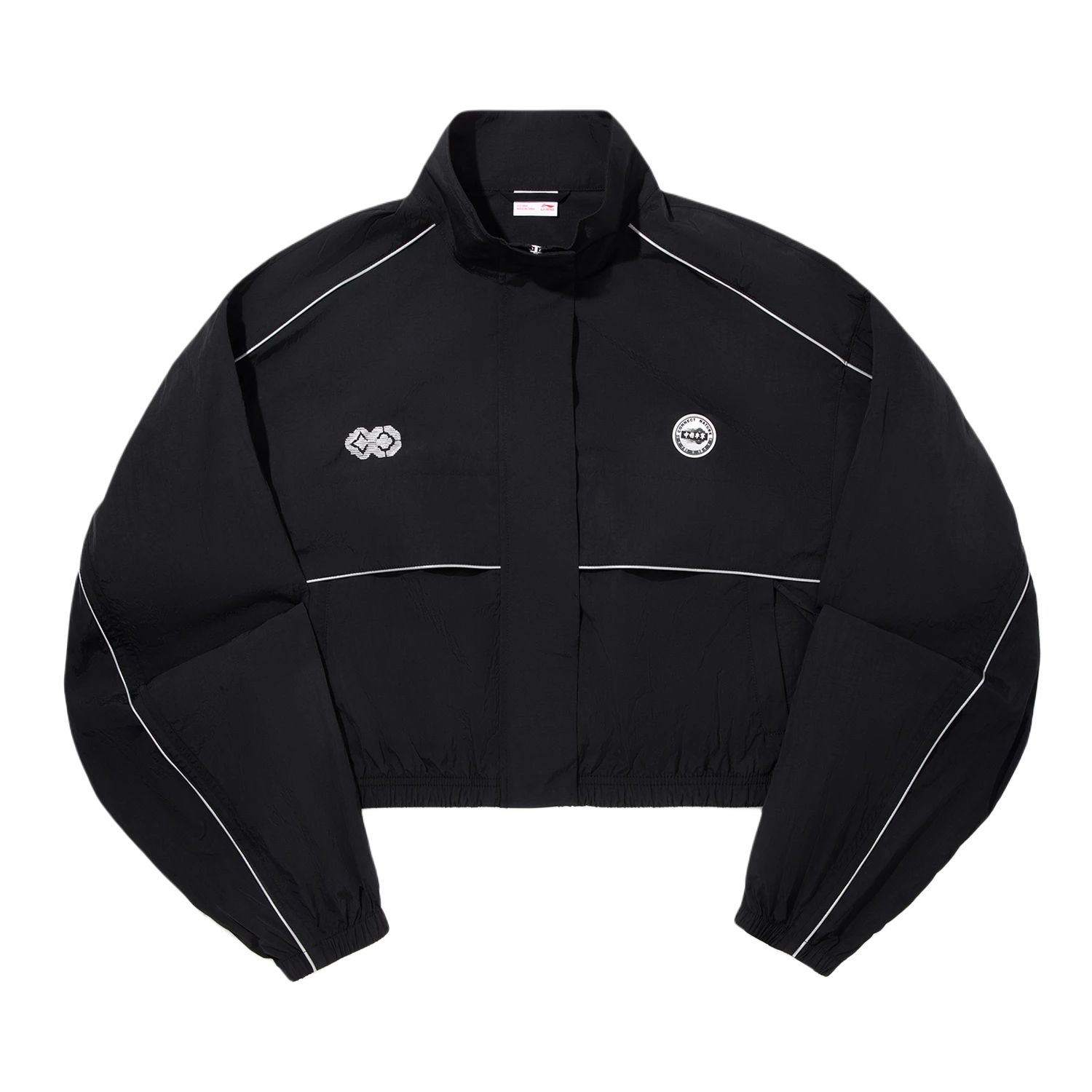 Li Ning Simple Soft Versatile Loose Jacket Women jackets AJDV188-2 M