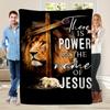 Ultra-Soft Lion Print Flannel Throw Blanket - Versatile, Tear-Resistant for Couch, Bed, Office, Camping & Travel