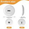 Cat Food Bowl 6 Pack Ceramic Cats Bowl Anti Whisker Fatigue Cat Dishes 5.91 Inch Cats Food Tray Shallow Wide Feeding Kitten Pla