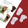 Foot Silicone Resin Mold,Foot  Epoxy Resin Casting Mold for DIY Crafts Car Pendant Jewelry Making Keychain Silicone Mold