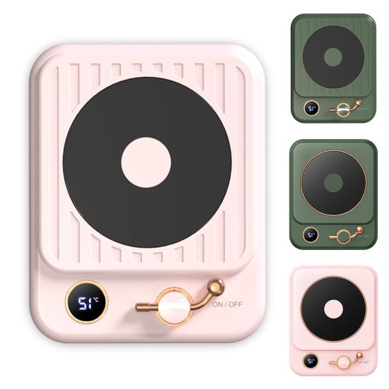 Heating Coaster Electric Coffee Cup Warmer Digital Display Intelligent Temperature Control Automatic Power-Off Mug Heater