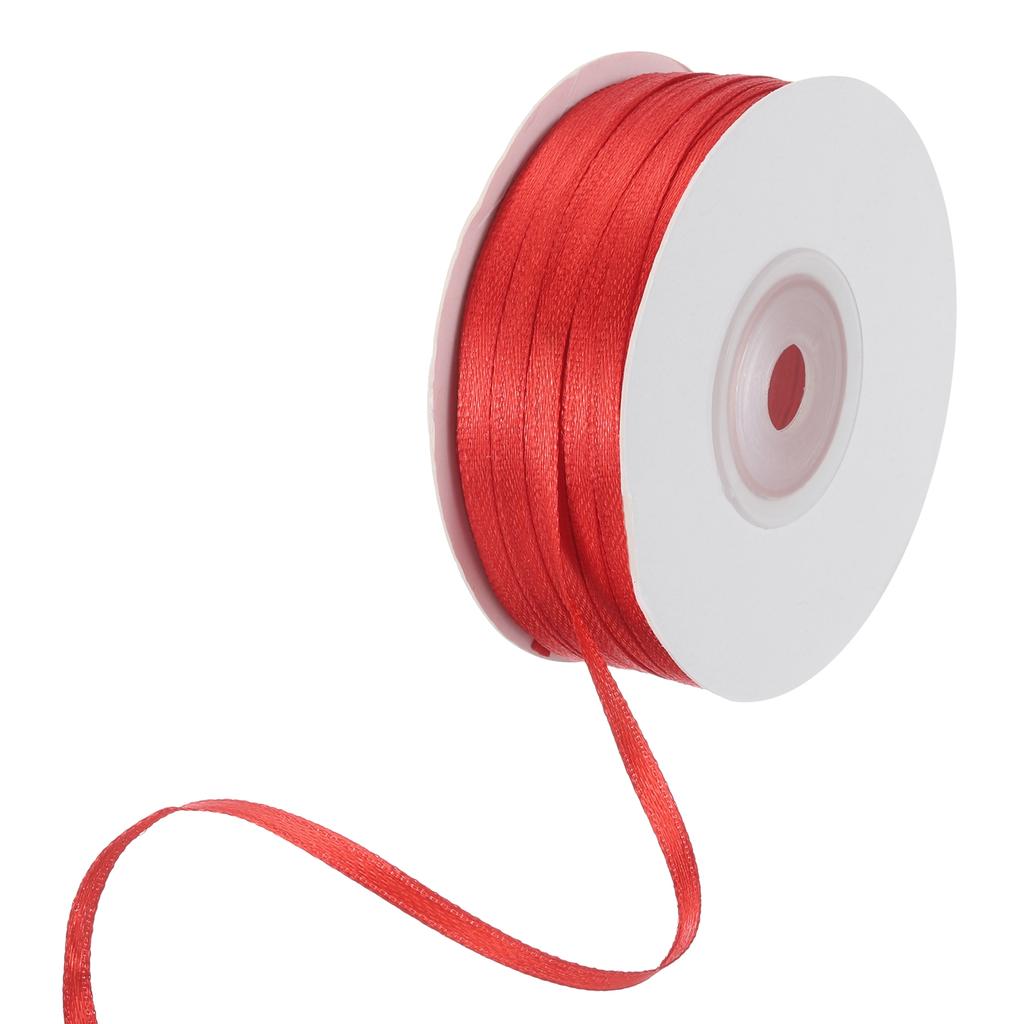 Satin Ribbon Double Face Polyester Satin Ribbon for Gift Wrapping Crafts Wedding Party Decorations 1/8 Inch x 100 Yards