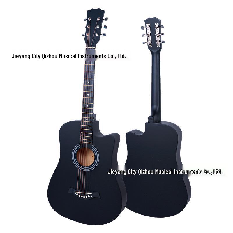 Chitarra Folk Cutaway da 38 pollici per Esercitazione Principianti - Entry-Level, Modello Popolare