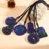 Thermochromic Pendant Necklaces Women Chinese Style Maitreya Necklace Jewelry  Sweater Style Drop