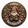 2025 Christmas Wooden Logo Cute Gingerbread Man Holiday Happy Art Decoration, Home Garden Courtyard Wooden Hanging Pendant