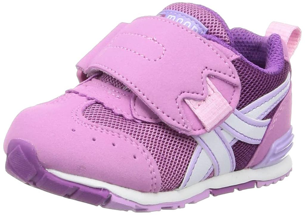 Moonstar Baby Shoes Sneakers, Magic, Sizes 13-17cm, 0.5cm Wide, for Boys and Girls, MS B135, Rose, 17.0cm, 2E