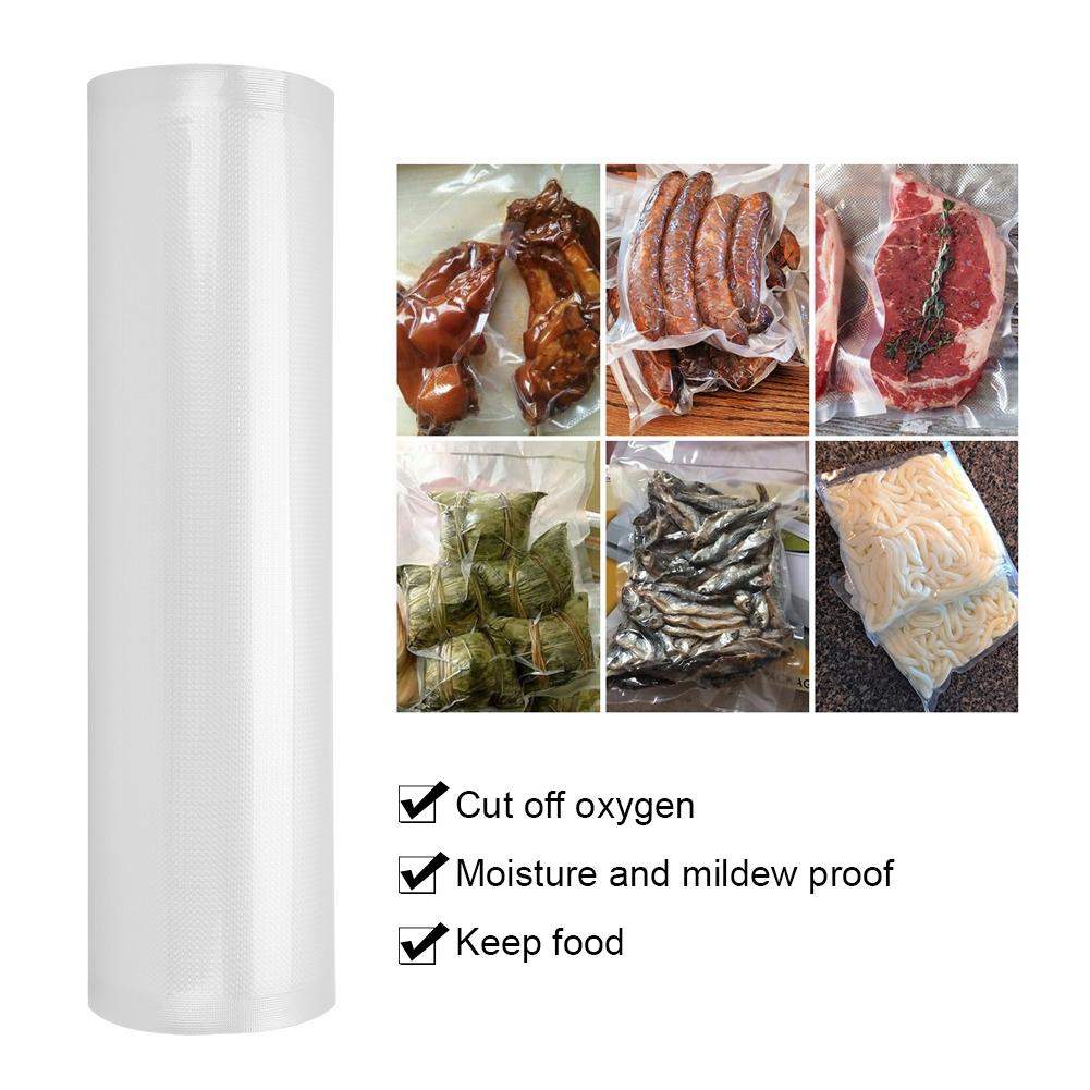 1 Rulou Pungi Groase cu Puncte pentru Sigilat Alimente prin Vid Rulou pentru Aparat de Sigilat Alimente Ambalaj de Depozitare Conservant
