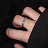Adjustable Copper Rings Vintage Defender Symbol Coin Design Minimalist Aesthetic Finger Jewelry Comfort Daily for Men