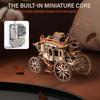 ROBOTIME ROKR Stagecoach Mechanical Music Box 3D Wooden Puzzle AMKA1