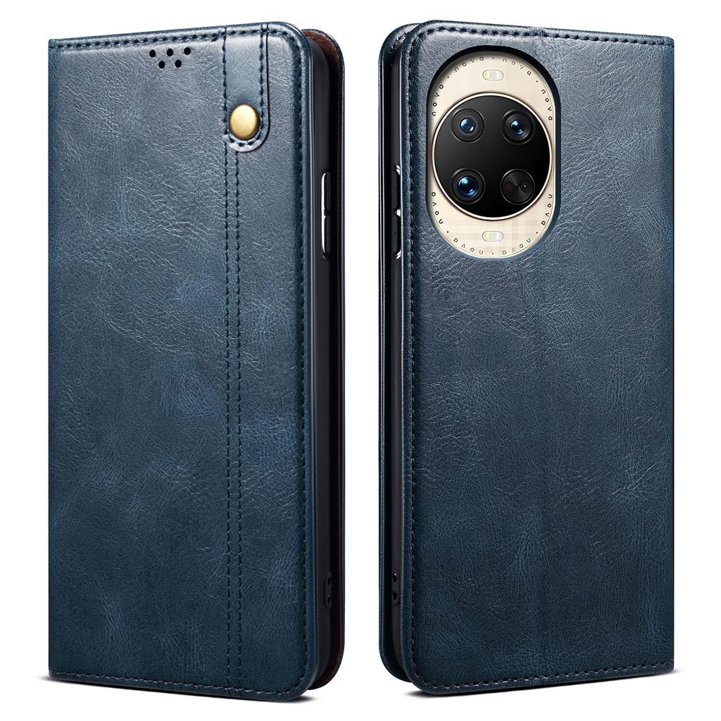 Für Huawei nova 14 Ultra 5G Hülle Crazy Horse Textur Wachsleder Brieftasche Ständer Handyhülle