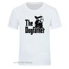 The Dogfather Dog Dad French Bulldog Funny T Shirts Unisex Cotton Harajuku Vintage Tops Tees Tops Eu Size
