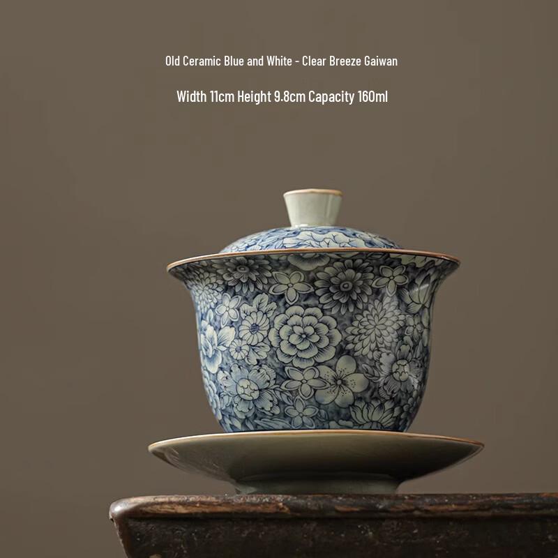 Chaxun Blue and White Hanwa Ceramic Teapot