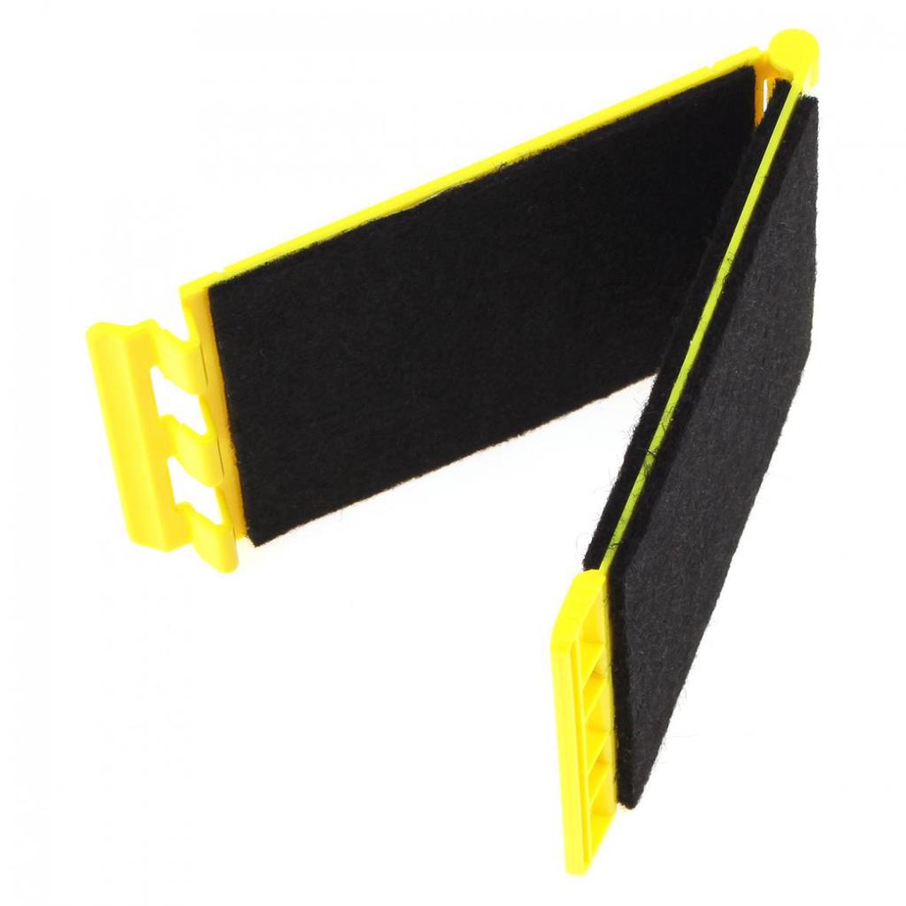Gitar teli iki taraflı temizleyici temizleme aracı yumuşak Fiber fırça ile gitar Ukulele Banjo bas için