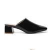 Fashion New Summer Candy Colored Low Heel Outdoor SlippersEuropean and American Women's Simple and Fashionable Coarse Heel Sandals