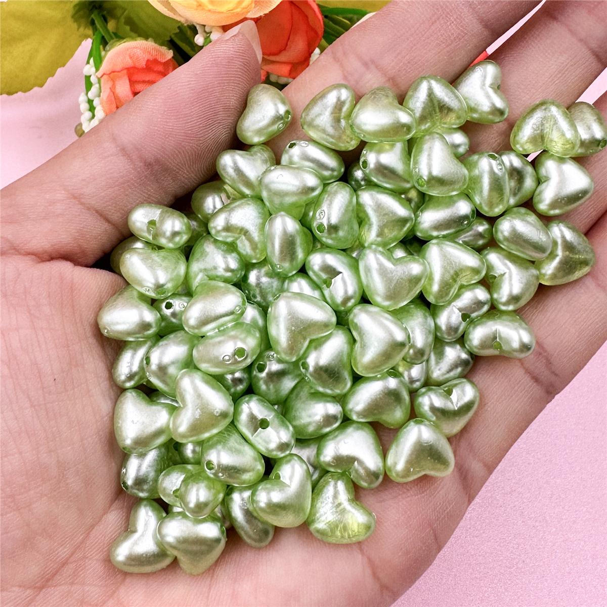 

Высокое качество 100 шт. Акриловое персиковое сердце с отверстием, блестящий свет 10,1*8,8 мм, материал для DIY изготовления украшений, красочный, креативный, ручной работы, рассыпные бусины зелёный