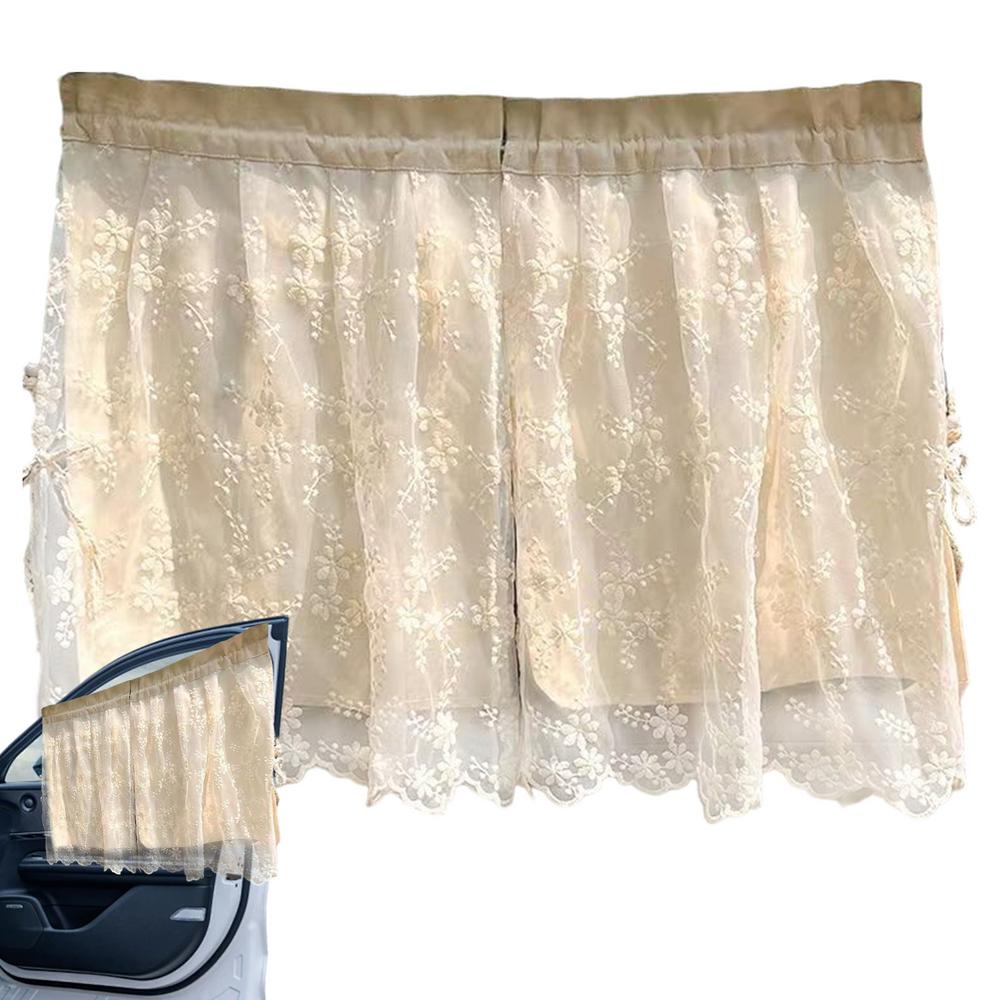 Fensterabdeckung für Auto Niedlich Bestickt Sonnenschutz Fensterblende Tragbare Auto-Fensterblenden Verdunkelung Auto Camping Fensterabdeckungen Sonne