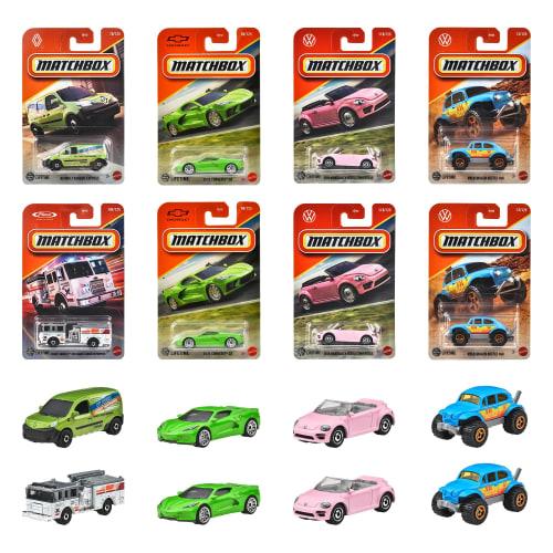 Matchbox Basic Cars G Assortment Vehicle Toy Mini Cars, 24-Car Set, Box Set, Ages 3+, Multi-Purpose, 98CG-30782