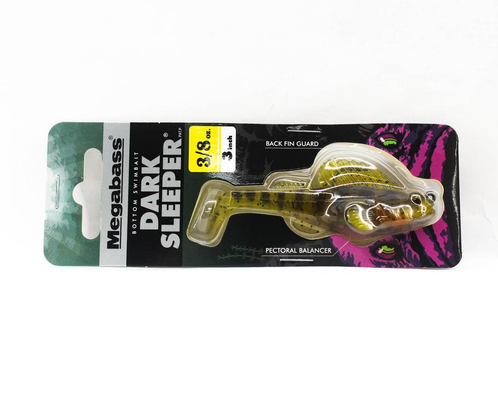 Megabass Soft Lure Dark Sleeper 3 Inch 3/8 oz Swallowtail (3067)