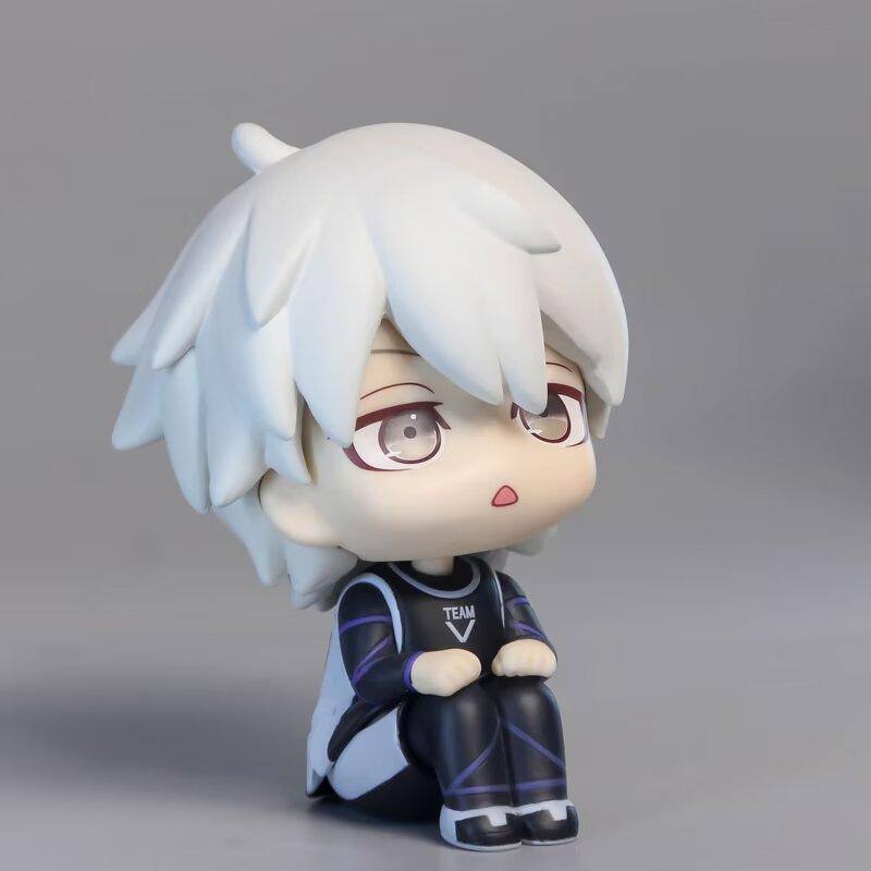 Football Anime Figure Reo Mikage Rin Itoshi Nagi Seishiro Action Collection Model Sae Figurine Doll Gift look up Round Sensory Compression Bouncy