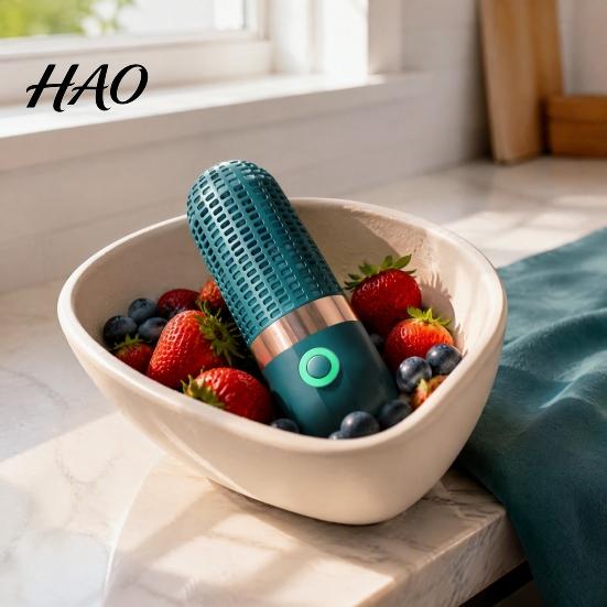 Kitchen Tool for Healthy Eating Portable OH-Ion Fruit and Vegetable Washer, Type-C Rechargeable Wireless Gadget Produce Food Purifier, Cleaner Fruits