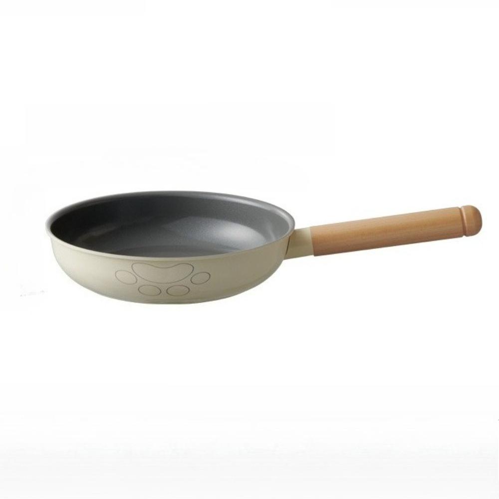 

24cm Nonstick Frying Pan Heats Evenly Kitchen Egg Steaks Pan Omelet Pan Oil Controlling Frying Pan for Household Outdoor Camping