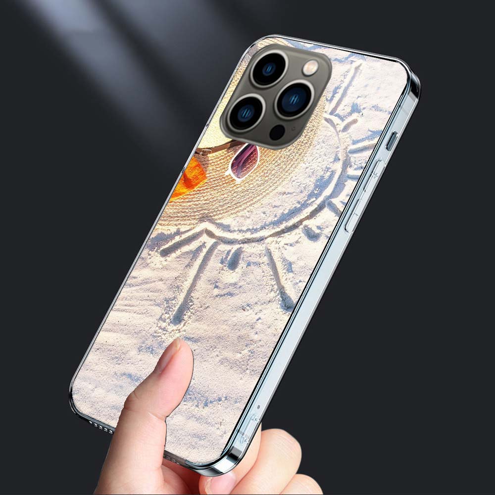 Summer Vibe Sea, Beach, Sand Phone Case For Iphone 16E 15 Pro 14 Plus 17E 16 17 Pro Max Air 11 12 13 Mini Shockproof Capa Cut