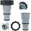 Hose Adapter for Intex Threaded Connection Pumps Plunger Valve Pool Drain Parts