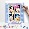 Disney Mickey Minnie Donald Goofy Oil Painting Kit Winter Window Home Decor Gift